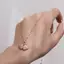 < Honeyba > Ngọc Trai Nelace Cho Nữ Đầy Kim Cương Giả Vỏ Mặt Dây Chuyền Titan Nelace Không Mòn Kim Loại Nelace Đẹp