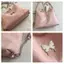 # HB # Túi đeo chéo đeo vai công dụng kép dành cho nữ Thời trang trang trang trí bướm bạc Ví nhẹ để mua sắm hàng ngày Du lịch.