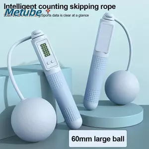 Dây nhảy không dây METUBE, Dây nhảy kỹ thuật số chống trượt di động, Dây nhảy giảm cân với bài tập thể dục bóng lớn