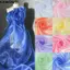 Vải KANGN Organza, Vải tuyn Laser Sáng Bóng Mỏng, Trang Trí Vải Tulle Trong Suốt Organza Váy Vải Cưới