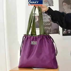 MAKY Túi Đeo Vai Có Thể Gập Lại Thời Trang Chống Thấm Nước Dung Tích Lớn Túi Đựng Đồ VN