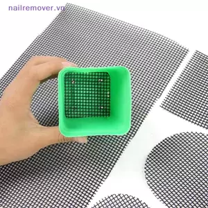 5 Cái 20x30cm Chậu Hoa Lỗ Lưới Miếng Lót Cây Cảnh Nồi Đáy Lưới Thảm Thảm Chống Mất Đất Thoáng Khí Thoát Nước Đáy Thảm MỚI