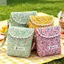 Túi trang điểm Son môi AWNGD, Túi đựng khăn ăn vệ sinh phong cách mục vụ bằng vải Cotton, Túi xách hoa dung tích lớn di động dành cho nữ Cô gái