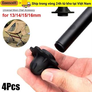 ESSENCEH 4 Miếng Bảo Vệ Chân, Vỏ Chân Ghế Mặt Trăng Đa Năng Chống Trơn Trượt, Đầu Nối Cắm Có Thể Tháo Rời Chống Mài Mòn Phụ Kiện Ghế Cắm Trại