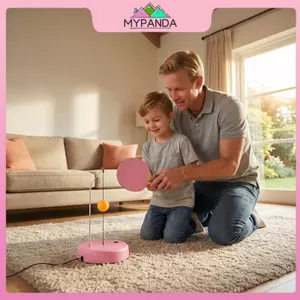 Thiết bị tập bóng bàn tự chơi MYPANDA dành cho trẻ em Thiết bị tập bóng bàn có thể điều chỉnh để sử dụng trong nhà.