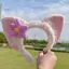 HNKMP Kawaii Linabell Fox Stellalou Duffy Dây Buộc Tóc Sang Trọng Nơ Nhỏ Bắt Tóc Bộ Sưu Tập Tai Hồng Khu Nghỉ Dưỡng Thượng Hải.
