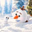 Bán [Chính Hãng] Frozen Nghịch Ngợm Tuyết Kho Báu Series Hình Búp Bê Để Bàn Trang Trí Hoạt Hình Dễ Thương Tuyết Mô Hình Kho Báu Trang Trí Quà Tặng