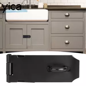 Chốt chốt khóa YICA, Chốt chốt chốt cửa bằng thép không gỉ 4 Inch, Khóa móc khóa nặng 180 độ Chốt cửa ngoài