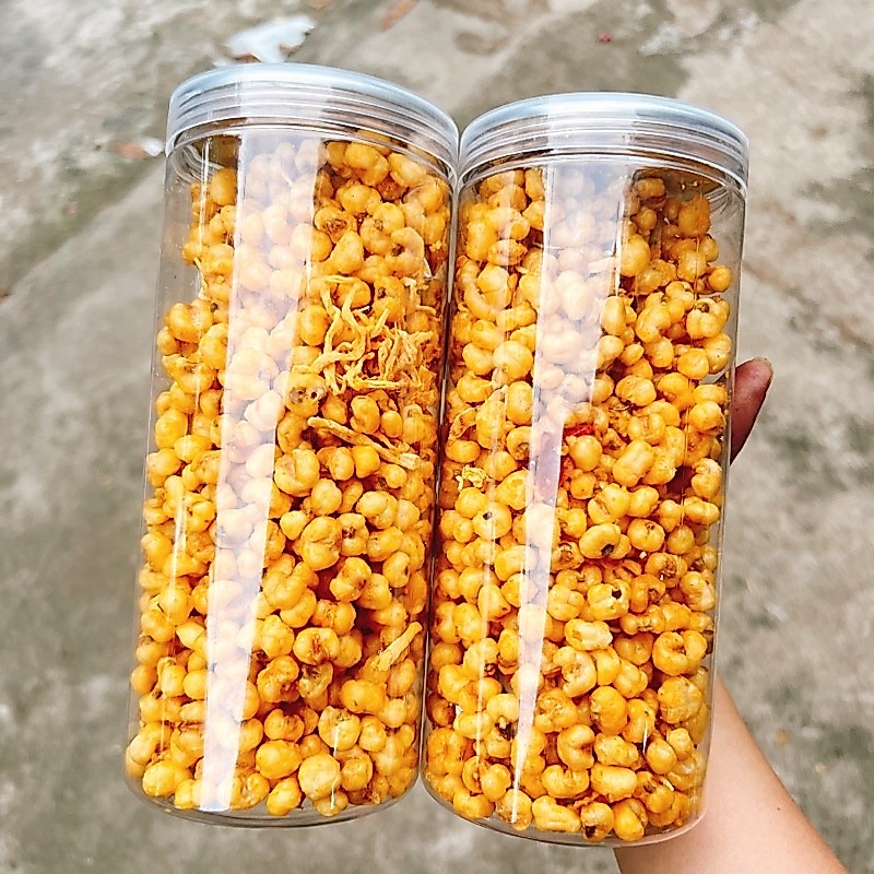 Bắp Chiên Giòn Mắm Lắc Khô Gà Lá Chanh - Hộp 320gr