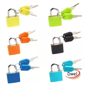 DWEL 23mm Khóa hành lý nhỏ Đồ dùng du lịch Mini nhỏ Thiết bị ký túc xá với 2 phím