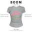 BOOM Áo Baby Tee Nữ Cotton Ôm Body-Áo Thun Ngắn Tay Y2K In Hình PhongCách Mùa Hè, Cổ Tròn Hàng Đầucách hàn quốc phong497