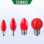 Bóng đèn LED màu đỏ OIMG E12 E14 E27 Đèn đỏ cho chùa Phật giáo và bàn thờ 2W 3W 220V