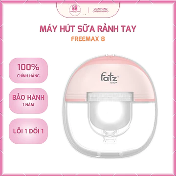 Máy Hút Sữa Điện Rảnh Tay Không Dây Fatz Baby Freemax 8 FB1218TP – Máy Hút Sữa Pin Sạc, Hút Êm, Mặc Áo Vẫn Hút