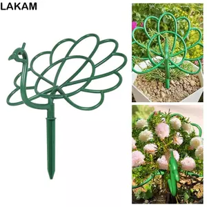 Hỗ trợ cây trồng LAKAM, Giá đỡ chậu ngoài trời Hình con công Trellis, Khung dính Cây trồng sân vườn Cổ phần Hoa sân