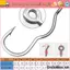 ORDOBOX 12 Cái / gói Móc Câu Cá, Có Mắt Sắc Nét Thép Gai Tự Động Lật Móc Cá, Thép Carbon Cao Chống Trượt Câu Cá