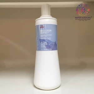 Kem Trợ Nhuộm Wella Welloxon Perfect 1000ml - Pastel 1+2 ( dành cho tóc tẩy ) [ MK ]