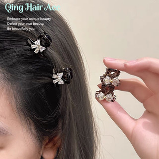 Kẹp Tóc Phong Cách Mùa Xuân Phù Hợp Với Nơ Cao Cấp Phong Cách Mới Kẹp Tóc Bên Kẹp
