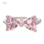 PNPIA- Thiết Kế Thời Trang Công Chúa Hồng Pha Lê Nơ Zircon Nhẫn Nữ Tinh Tế Ngọt Ngào Cô Gái Nhẫn Sinh Nhật Trang Sức Quà Tặng Phụ Kiện