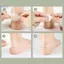 5 Miếng dán bảo vệ gót chân Gel Miếng dán chân Miếng dán vỉ dính Hydrocolloid gót chân lót giày Stiers Giảm đau Thạch cao Chăm sóc bàn chân