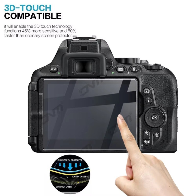 3 Miếng Dán Bảo Vệ Màn Hình LCD Camera HD Kính Cho Canon EOS RP R8 R7 R6 R50 R5 R3 R100 R10 R M6 M50 M5 M3 M200 M2 M100 M10 M EOS-1D X Mark III II V IXY650 Camera 9H Cường Lực Phim Kính