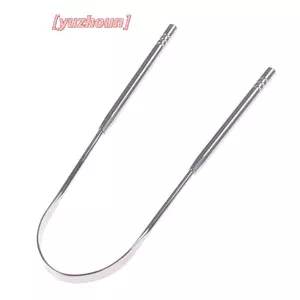 1 Dụng cụ cạo lưỡi bằng thép không gỉ Chăm sóc răng miệng Dụng cụ quét hơi thở hôi