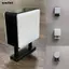 Nhãn dán tủ lạnh SMILE, Mini có đèn LED Nam châm trang trí tủ lạnh, Trống di động không có hoa văn Nhựa tròn vuông tiện lợi Cửa hàng đèn hiệu không gian nhà