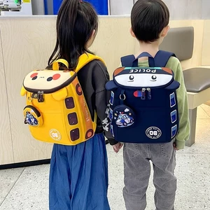 Trẻ Em Schoolbag Mẫu Giáo Phong Cách Mới Xe Hoạt Hình Dễ Thương Bé Gái Bé Trai Xe Ba Lô