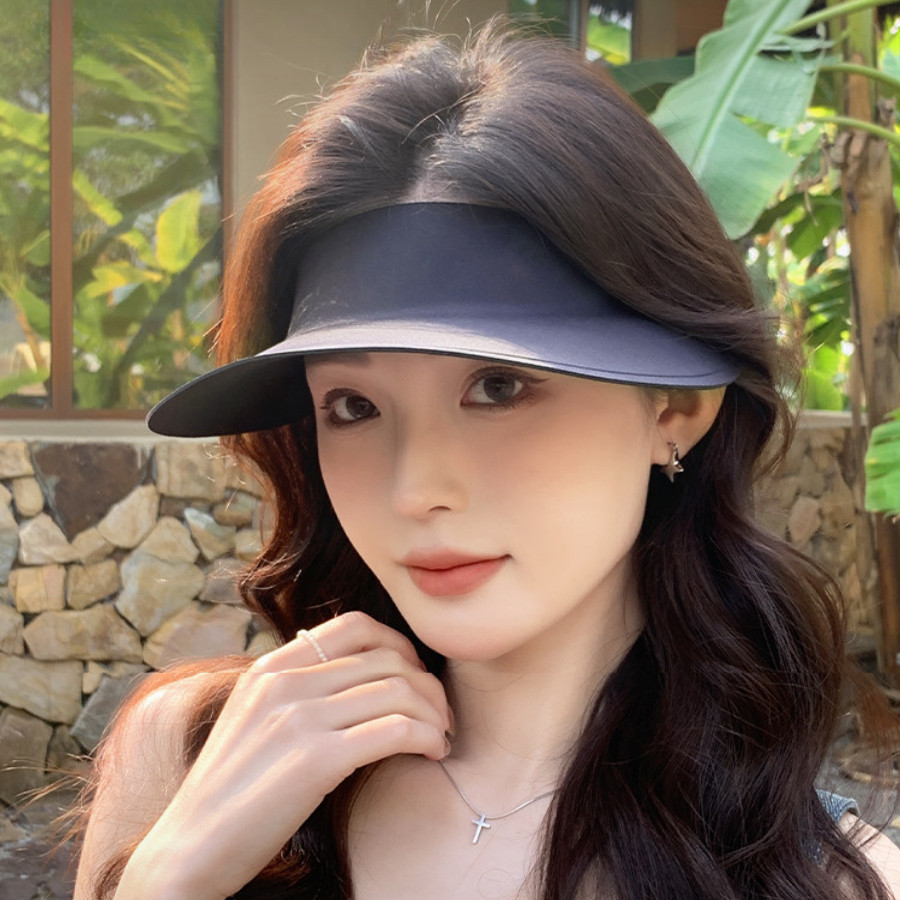 Mũ Kèm Khẩu Trang Chống Nắng Toàn Mặt Chất Lụa Hàn Mát Lạnh HOMIE, Ngăn Tia Cực Tím Có Thể Tháo Rời