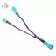 Cáp LED Y 7.5in Cho Xe BMW F30 F31 F80 M3 Cupholder AC / Radio Blue Adapter 19cm