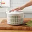 Hướng dẫn sử dụng Salad Spinner Công suất lớn 5L Máy khử nước rau củ khô nhanh Dụng cụ nấu ăn tại nhà cho đầu bếp [VN]