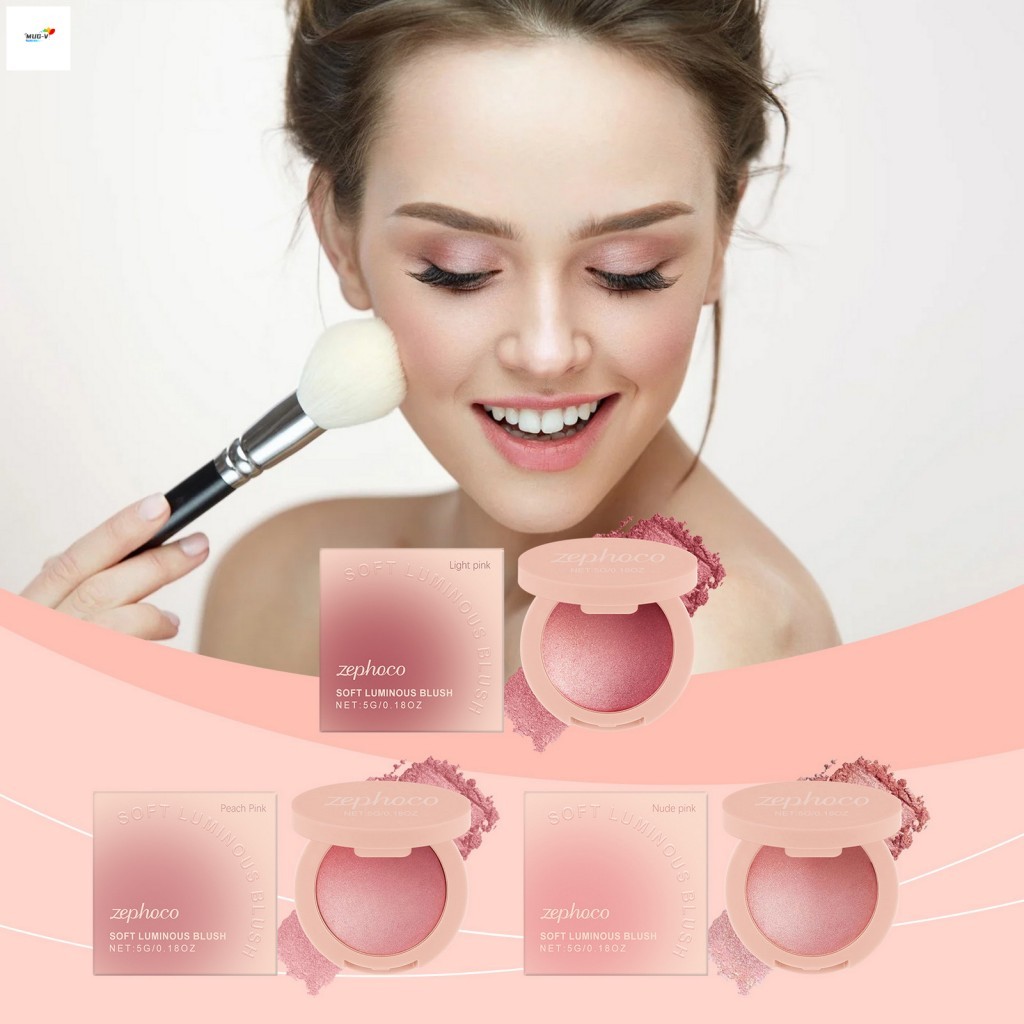 Phấn má hồng phát sáng - Trang điểm lâu trôi siêu mịn cho mọi loại da
