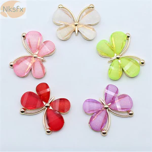 NKSFX 10 trang trí trang phục bướm dễ thương phụ kiện trang sức nhiều màu sắc