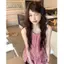 Áo Vest dây đeo kẻ sọc ngọt ngào cổ điển Hàn Quốc mùa hè Thiết kế phong cách mới Slim-fit Slimmer Look All-match Chic Top