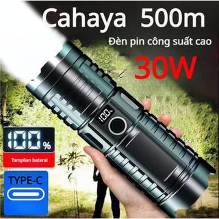 Đèn pin bền lâu, điều chỉnh độ sáng nhiều cấp, chống nước, có thể dùng làm pin dự phòng, sạc qua cổng USB.