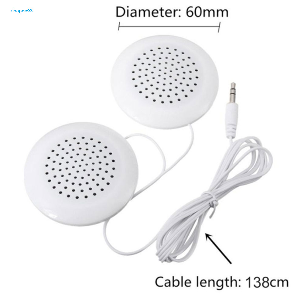 [Ky] Loa kép đa năng 35mm MP3 MP4 Điện thoại di động Gối nhạc Phụ kiện máy nghe nhạc