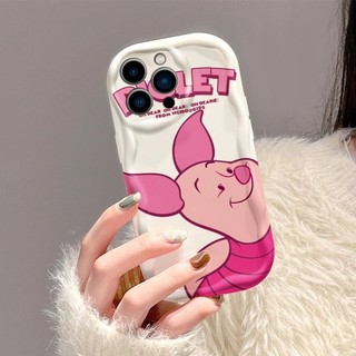Dành Cho infinix Hot 50i 40 30i 30 Chơi Smart 8 9 Note 12 30 Pro G96 Winnie The Pooh Tiger Pig Vỏ Sóng 3D Dễ Thương Ốp điện thoại Mềm