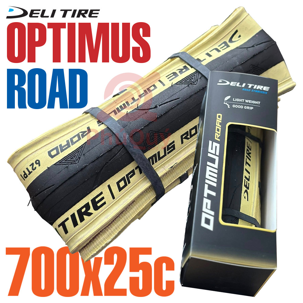 Vỏ Deli GẤP OPTIMUS 700x25c Có Chống Đinh