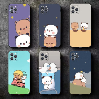 Ốp Điện Thoại BUBU D-DUDU Hoạt Hình Dễ Thương TP-2 Cho iPhone 17,15,13,12,11, Plus, Pro Max, XS, X, XR, SE, Mini, 8,7 Vỏ Silicon Mềm Màu Đen