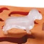 Silicone Dachshund Puppy Hình IceCube Chocolate Cookie Khuôn DIY Nhà Khay Đá, Dụng Cụ Nhà Bếp Khuôn Silicon, Xanh Dương