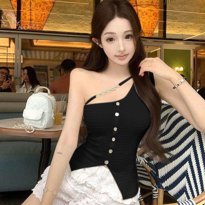 Kopa Áo Vest Ngoài Vai Thời Trang Gợi Cảm, Phong Cách Ngọt Ngào Cho Nữ