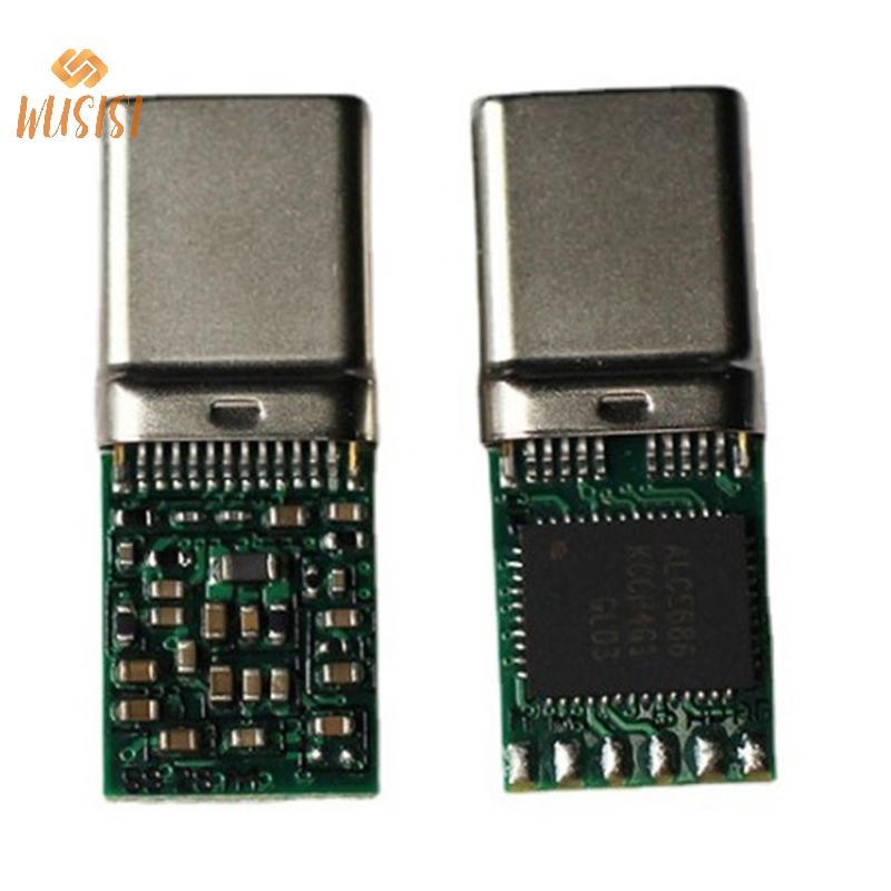 [WUSISI] ALC5686 Chip Type-C Âm Thanh Kỹ Thuật Số Tai Nghe Cắm DAC Giải Mã Kết Nối Adapter MỚI