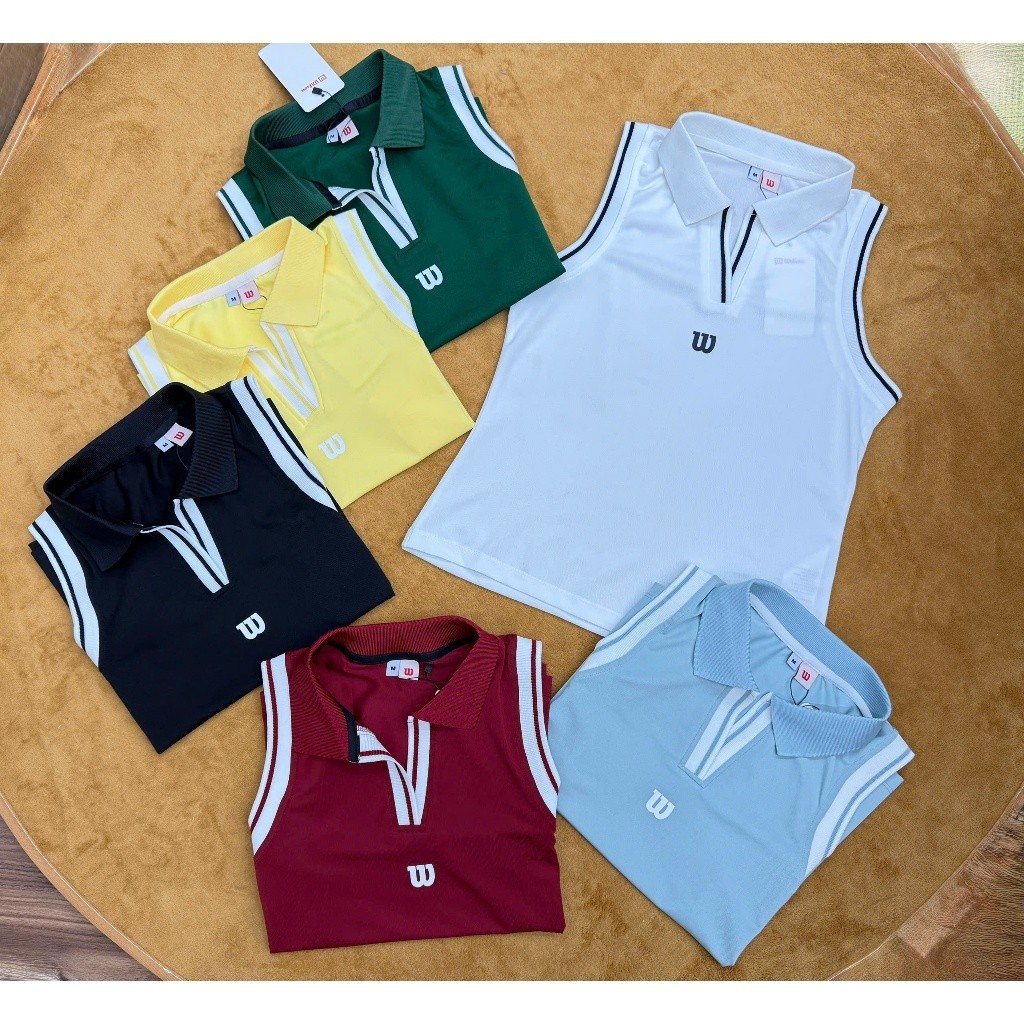 [Pickleball NEW] Áo WIL.SON, Áo thể thao, Pick, Pickleball Golf Tennis, cầu lông ....VNXK