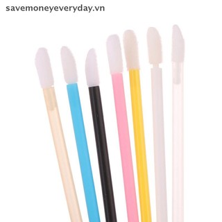 [savemoneyeveryday] Bộ 50 cọ trang điểm dùng một lần Crystal Mascara Wand Spoolies Lip Gloss Applicator để nối mi lông mày [vn]