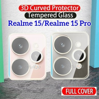 Realme 16 Pro + Phim Bảo Vệ Camera Trong Suốt Cho Realme 16 15 Pro Plus 15Pro + 15T 16T Realme15 4G 5G 3D Cong HD Full Cover Camera Kính Cường Lực Bảo Vệ Màn Hình Mặt Sau Ống Kính Phim