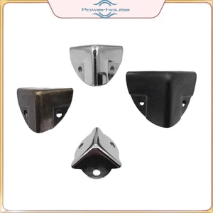 ĐIỆN 4 Miếng Bảo Vệ Góc Sắt Bàn Góc Cạnh Bảo Vệ Trang Sức Hộp Ngực Hộp Gỗ Trang Trí Chân Chân Chân Góc Kim Loại.