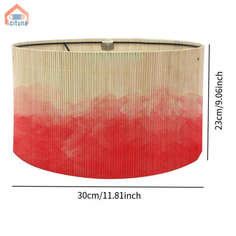 Gradient Tre Lampshade, E27, Boho Mặt Dây Chuyền Đèn Có Thể Thay Thế Vintage Trống Đèn Bóng Bao Châu Âu Cho Mặt Dây Chuyền Đèn