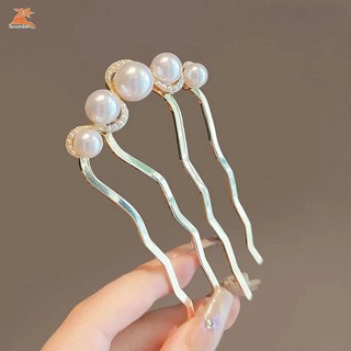 Phong Cách Trung Hoa - Hợp Kim Kẹp Tóc Ngọc Trai Bền Bỉ, Thích Hợp cho Lễ Hội và Tiệc Cưới