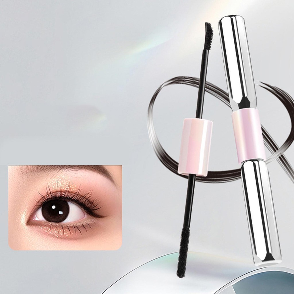Mascara Khối Lượng Và Chiều Dài Hai Đầu Chống Thấm Nước Uốn Miếng Lót Lâu Dài Kéo Dài Trang Điểm Mắt Lông Mi ewoekvn