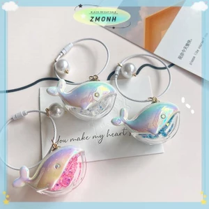 ZMONH Cá Voi Dễ Thương Cá Heo Móc Khóa Động Vật Biển Búp Bê Móc Khóa Phụ Kiện Xe Hơi Dành Cho Nam Nữ Cặp Đôi Túi Trang Sức