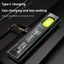 Đèn pin Mini NORDICLIFE, Đèn pin móc khóa LED có thể sạc lại USB chiếu sáng nguồn kép, Mặt sau từ tính Đèn lồng bỏ túi có độ sáng cao di động